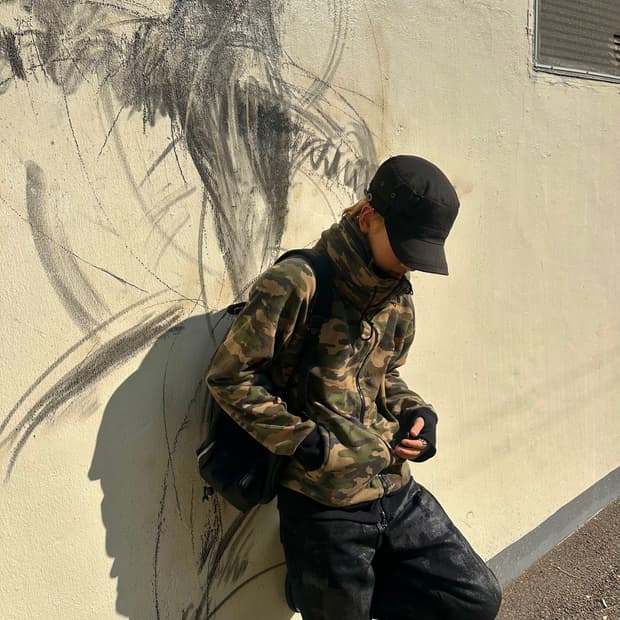 JUNGLE STORM camo warmer hand zip-up