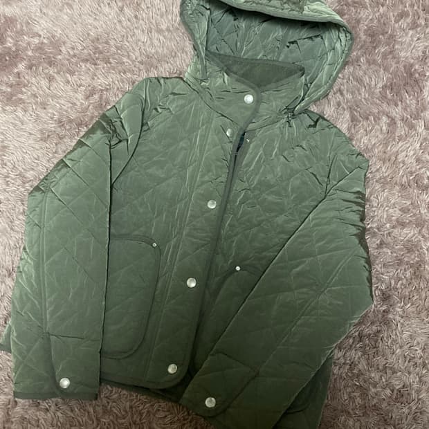 탑텐 체크 항공 점퍼