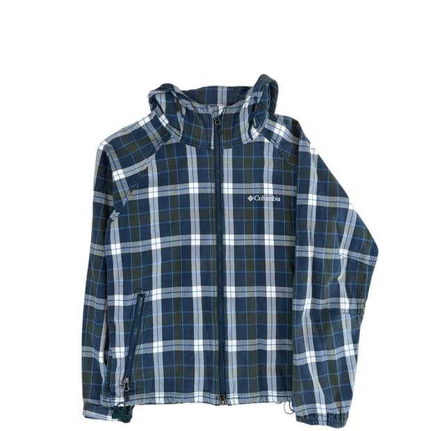 컬럼비아 Japan 체크 후드집업 m