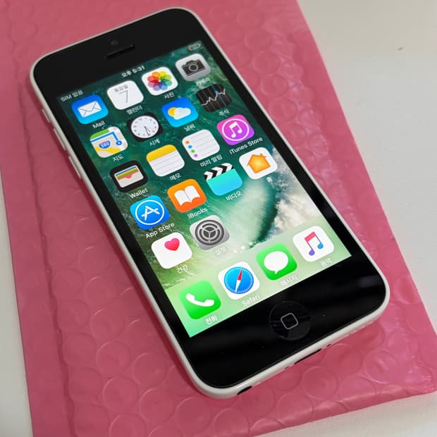 아이폰5c 화이트 16기가 #8731 A급