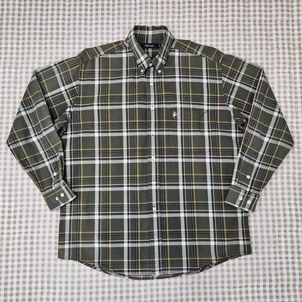 올젠 오버핏 셔츠 남방 남자100