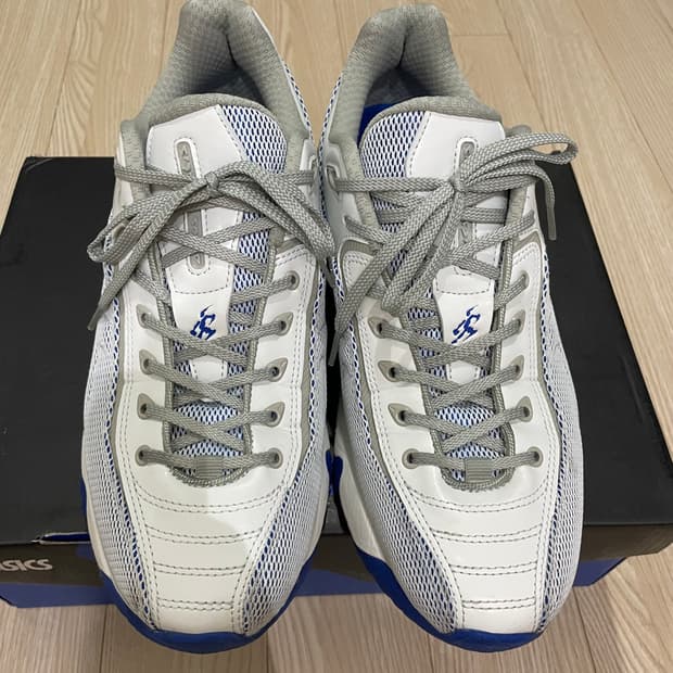 아식스 x 키코 코스타디노브 노발리스 젤 테레모아 화이트 아식스 블루 