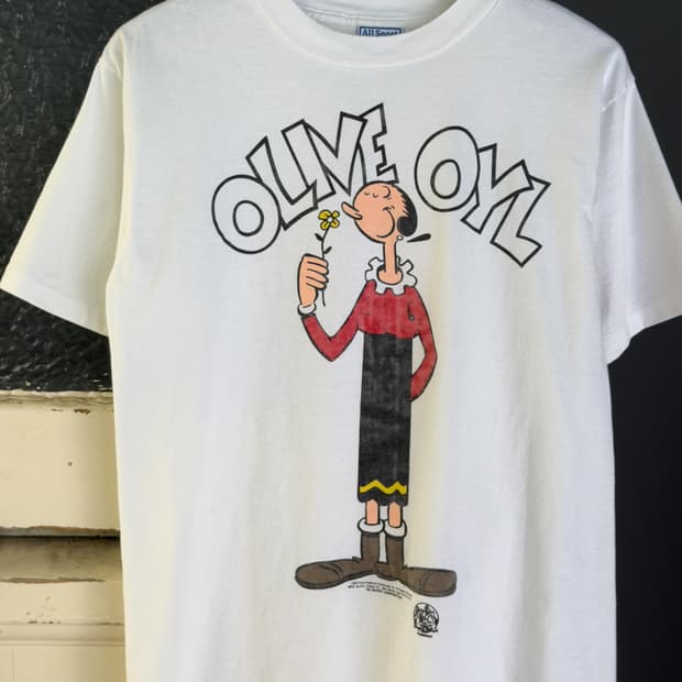 90s PROWEIGHT Olive Oyl 티셔츠