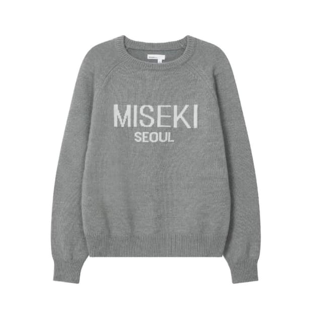 미세키서울 로고 니트