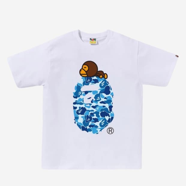 BAPE ABC Camo Milo on BigApe T-Shirt (M)