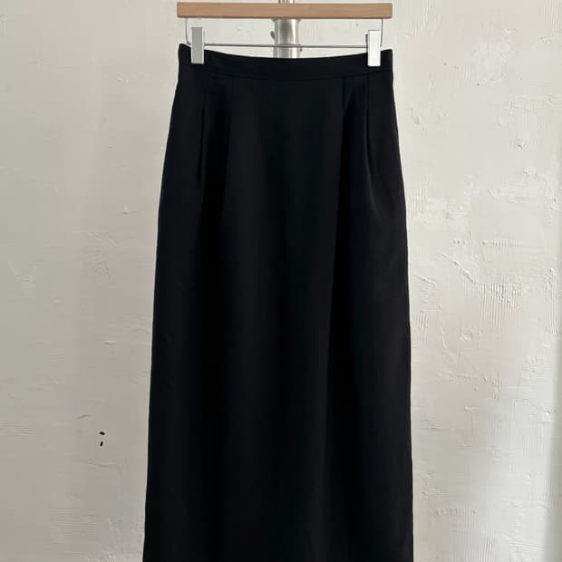 꼼데가르송 트리콧 1993‘s 블랙 슬릭 롱 스커트