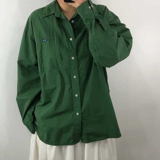 [M] 펜필드 그린 셔츠