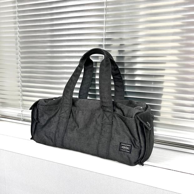 PORTER SMOKY - BOSTON BAG L (Black)