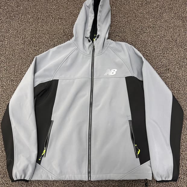 뉴발란스 기모 후드집업 자켓 M