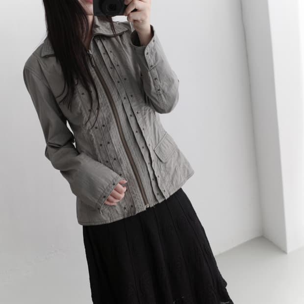 hiroko bis) eyelet jacket