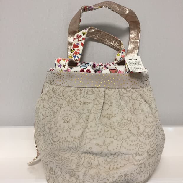 tsumori chisato carry 하트 & 스컬 토트백