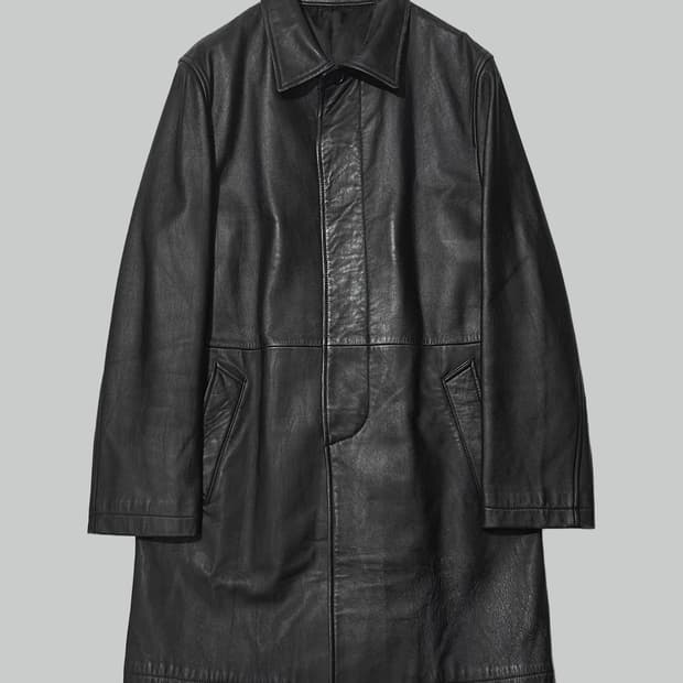요지 야마모토 aar 홀스 레더 코트