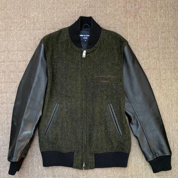 2010 꼼데가르송 옴므 바시티 자켓 s