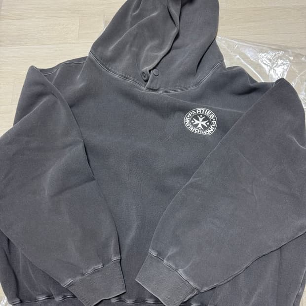 [3] 펀치드렁크파티즈 후드티 차콜 그레이