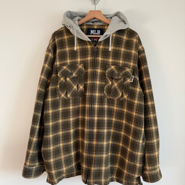 엠엘비(MLB) 셔츠 후드 점퍼