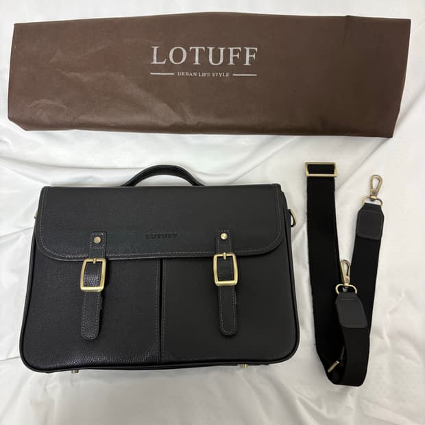 로터프 사첼백 블랙 금장