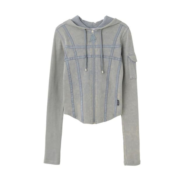 스컬프터 Washed Bondage Hoodie Washed Sage