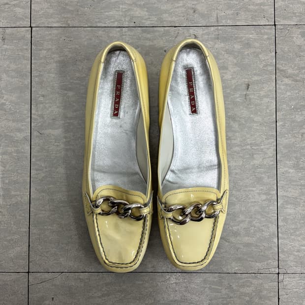 00s Prada archive chain loafer