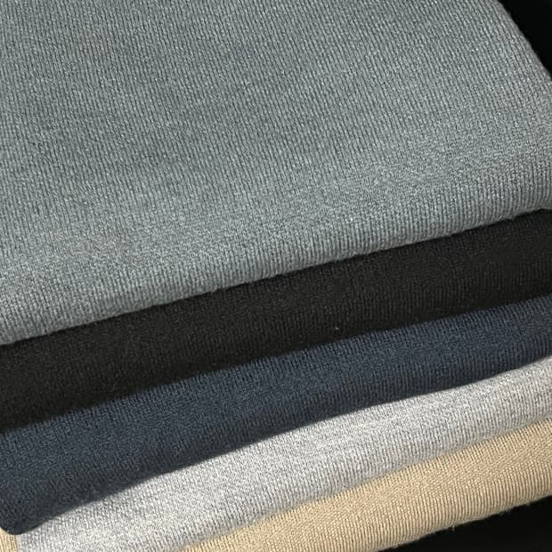 쿠어 탑필 캐시미어, 울 라운드 니트, 엘무드 화란 니트