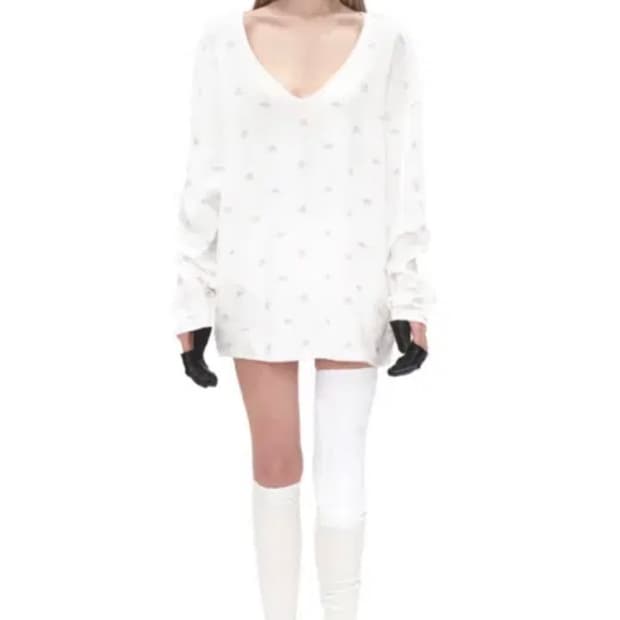 604서비스 티셔츠 604service bear intarsia