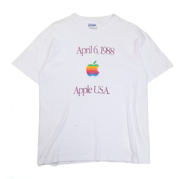 90's Apple Printing T-shirt