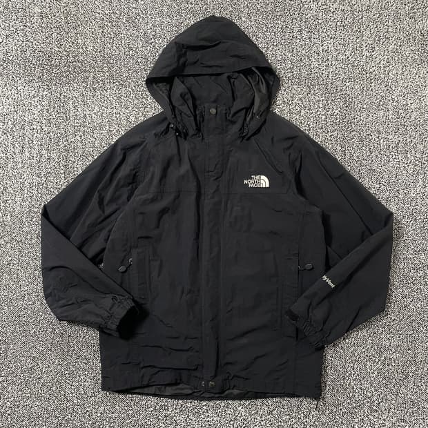 빈티지9. 노스페이스 하이벤트 후드 바람막이 윈드브레이커 블랙 점퍼