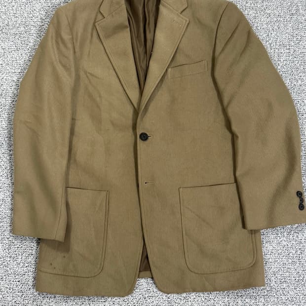 Vintage Camel Tailored Blazer