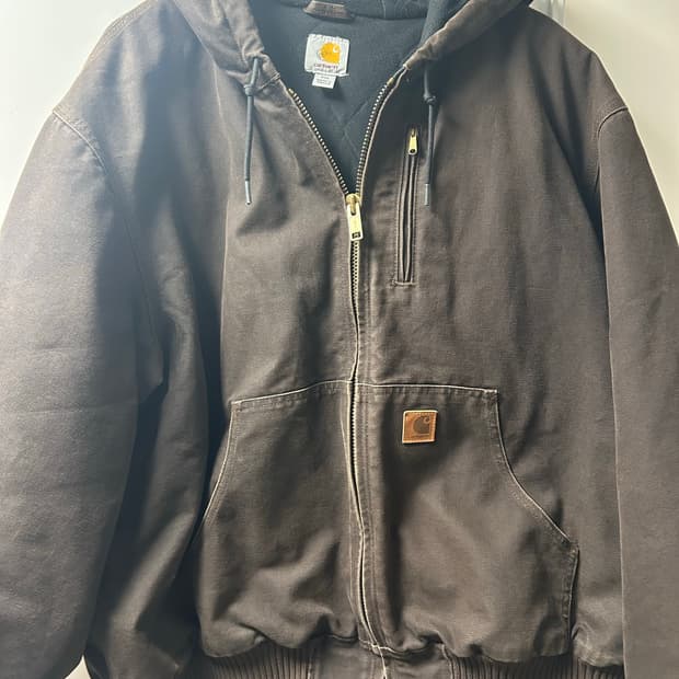 칼하트 J130 덕액티브 자켓 브라운2xl