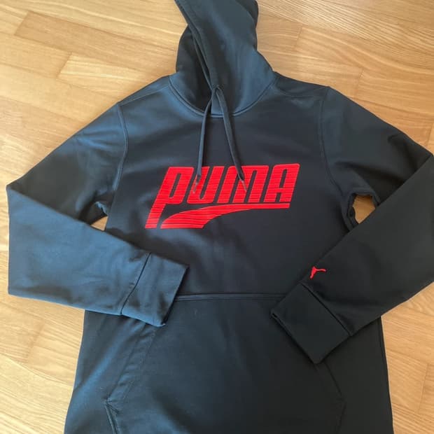 퓨마 기모 후드티