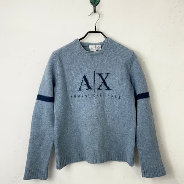 90s 아르마니 익스체인지 램스울 니트