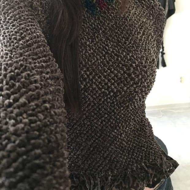 vintage fill pop corn top