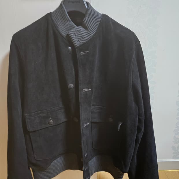 rrl 사슴가죽 보머자켓 L