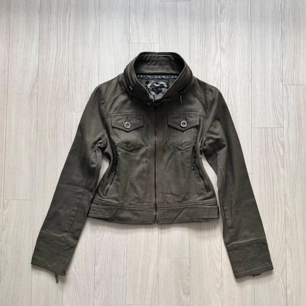 Cecil McBee 세실맥비 하이넥 견장 버클 자켓 아카이브 y2k