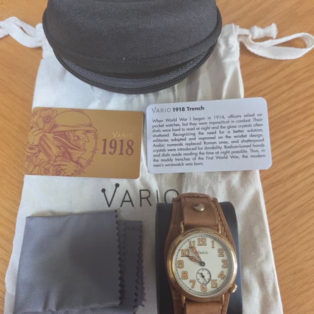 vario 바리오 1918 트렌치 워치 시계