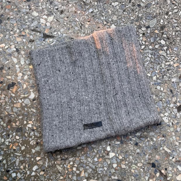 버버리 블랙라벨 니트 넥워머 