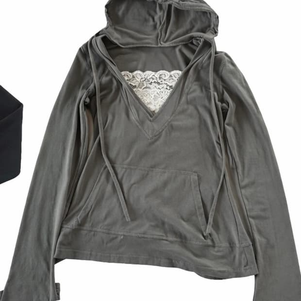 여성 후드 슬리브