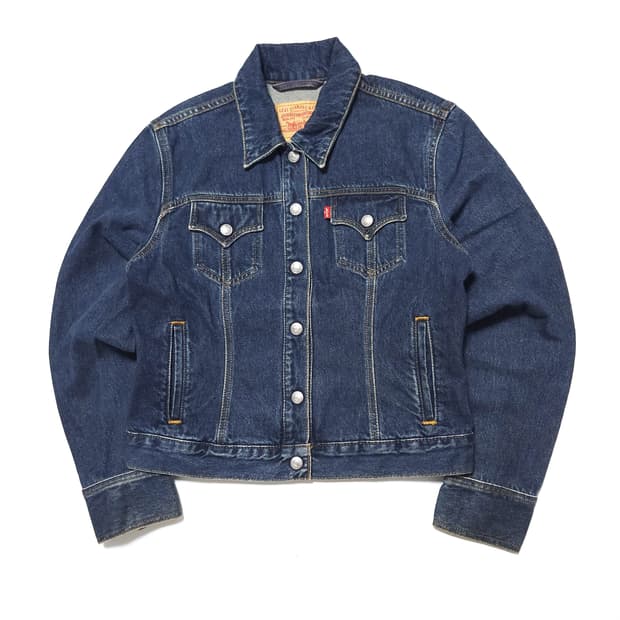 리바이스 우먼 00s Y2K 데님 트러커 자켓