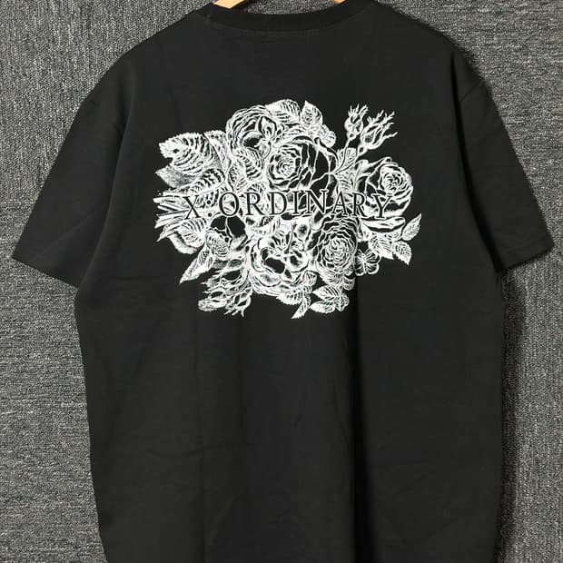 X:ORDINARY 블랙 프린팅 티셔츠 50