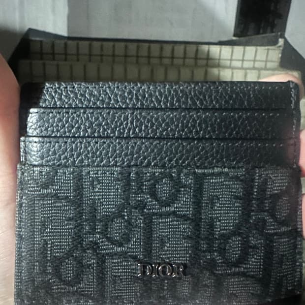 디올 오블리크 카드지갑