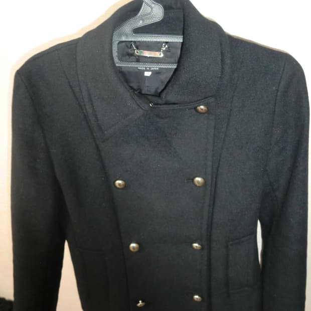 금장 버튼 숏코트 자켓 긱시크 펑크 빈티지 