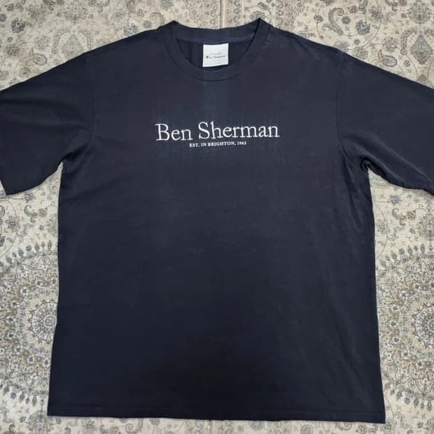 Ben Sherman 벤 셔먼 블랙 반팔티 110사이즈
