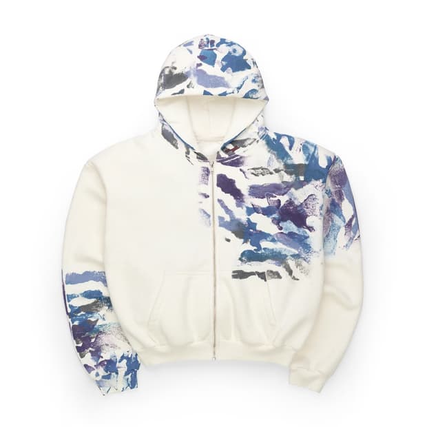 SKYLRK 스카이라크 집 후디 후드집업 WAVE CAMO L