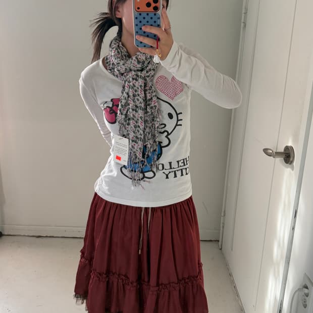 일본빈티지 모리 하구미 스카프