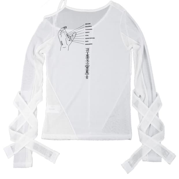 오호스 bandaged mesh top