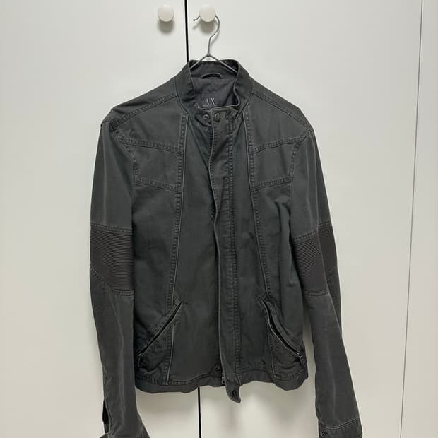 아르마니 익스체인지 바이커 자켓