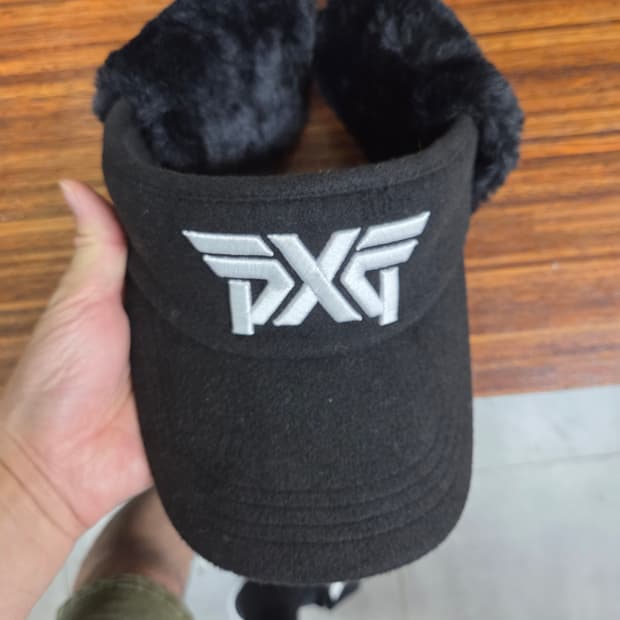 Pxg 겨울 썬바이저 퍼 귀달이 썬캡 56~58