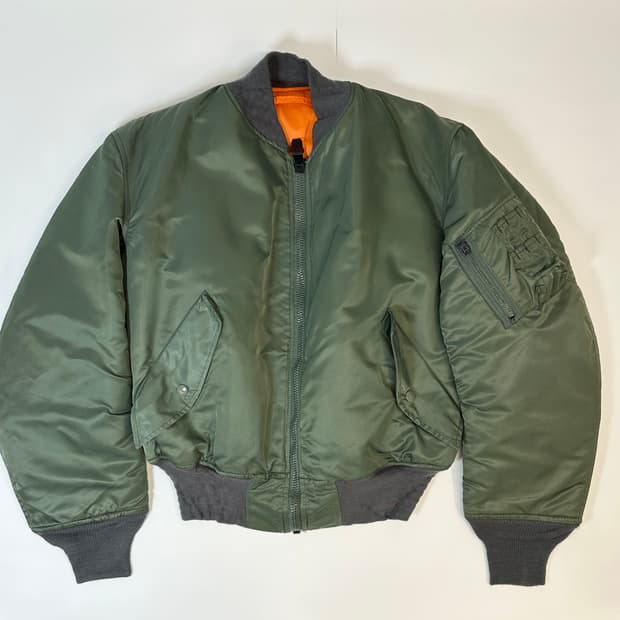 90s  usa GREENBRIER MA-1 플라이트 재킷 m