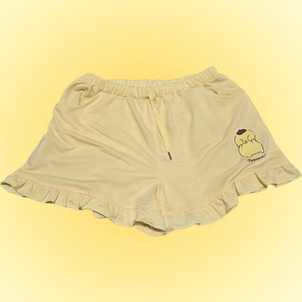 (새상품)폼폼푸린 트레이닝 프릴 반바지