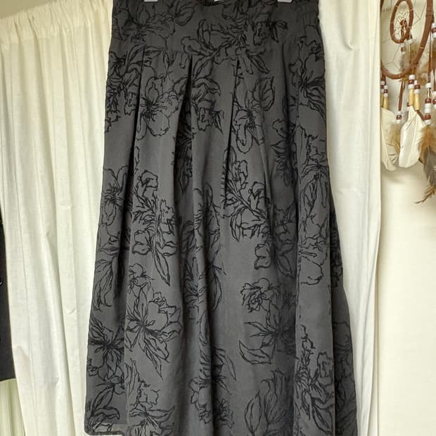 파예 구매 자수 롱스커트