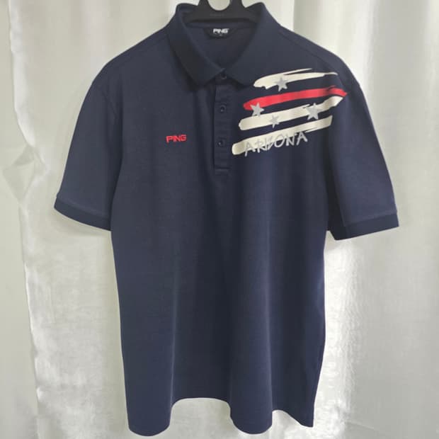 PING 핑 네이비 아리조나 반팔 티셔츠 (1956)